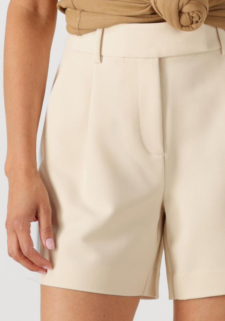 ecru co'couture korte broek volacc crop pleat shorts
