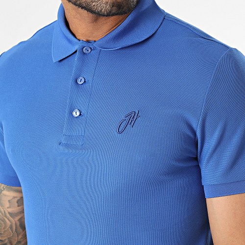 Polo Manches Courtes Bleu Roi