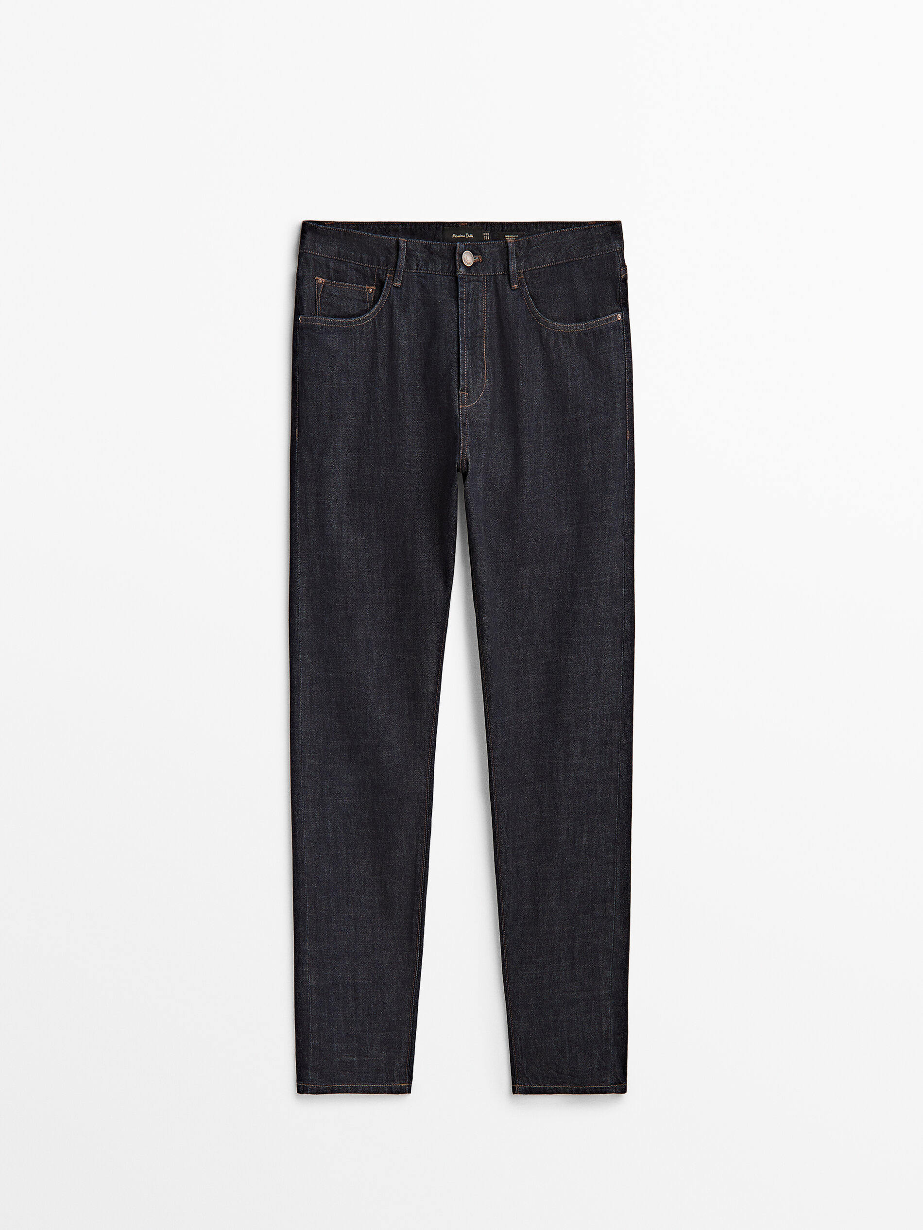 Calça vaquero com ourela - INDIGO