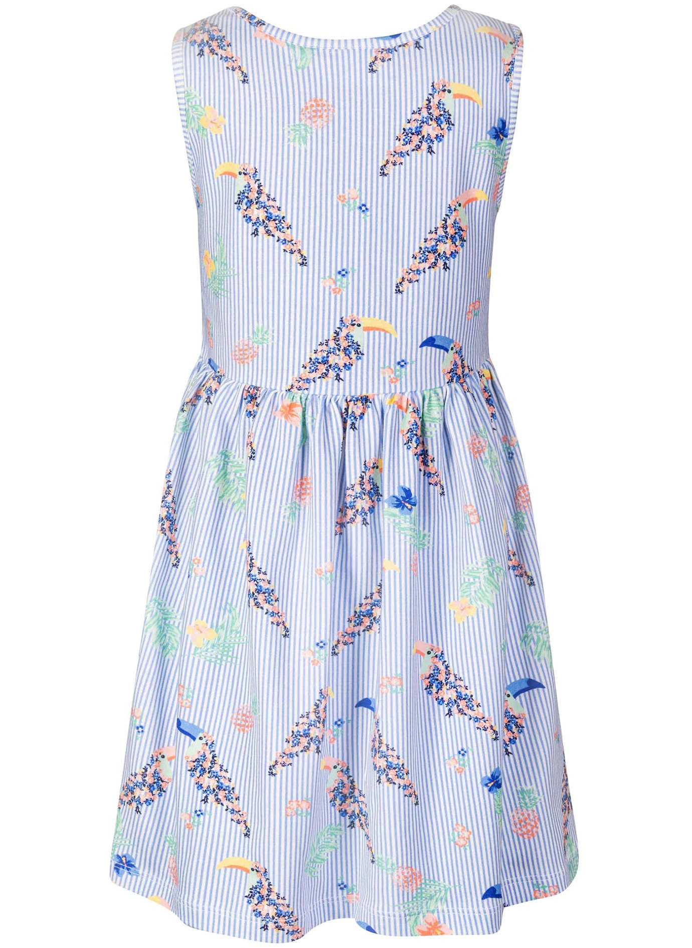 Kleid TOUCAN gestreift in arctic blue