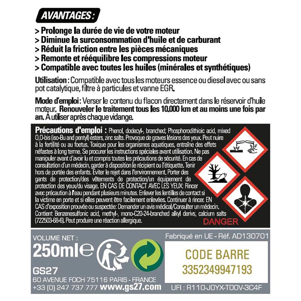 GS27 - Ultra lubrifiant 300 ml