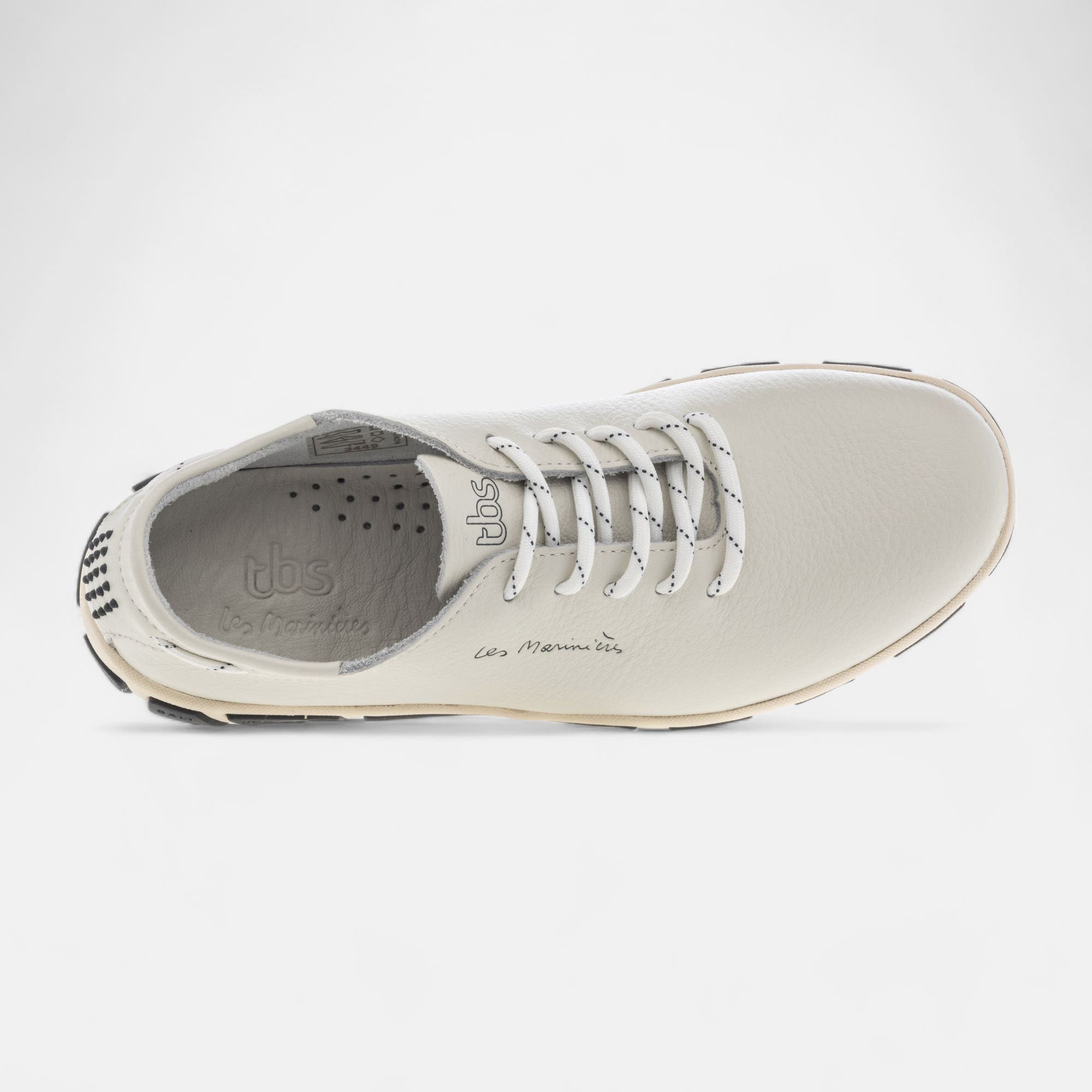 Baskets basses Femme en cuir blanc