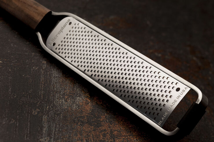 Microplane Master rivejern zester fin Brun & sølv