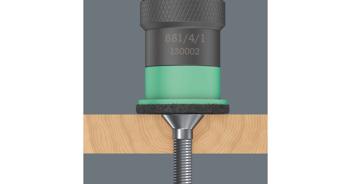 Wera881/4/1 SB Afstandshouder met variabele schroefdiepte instelling, 1/4