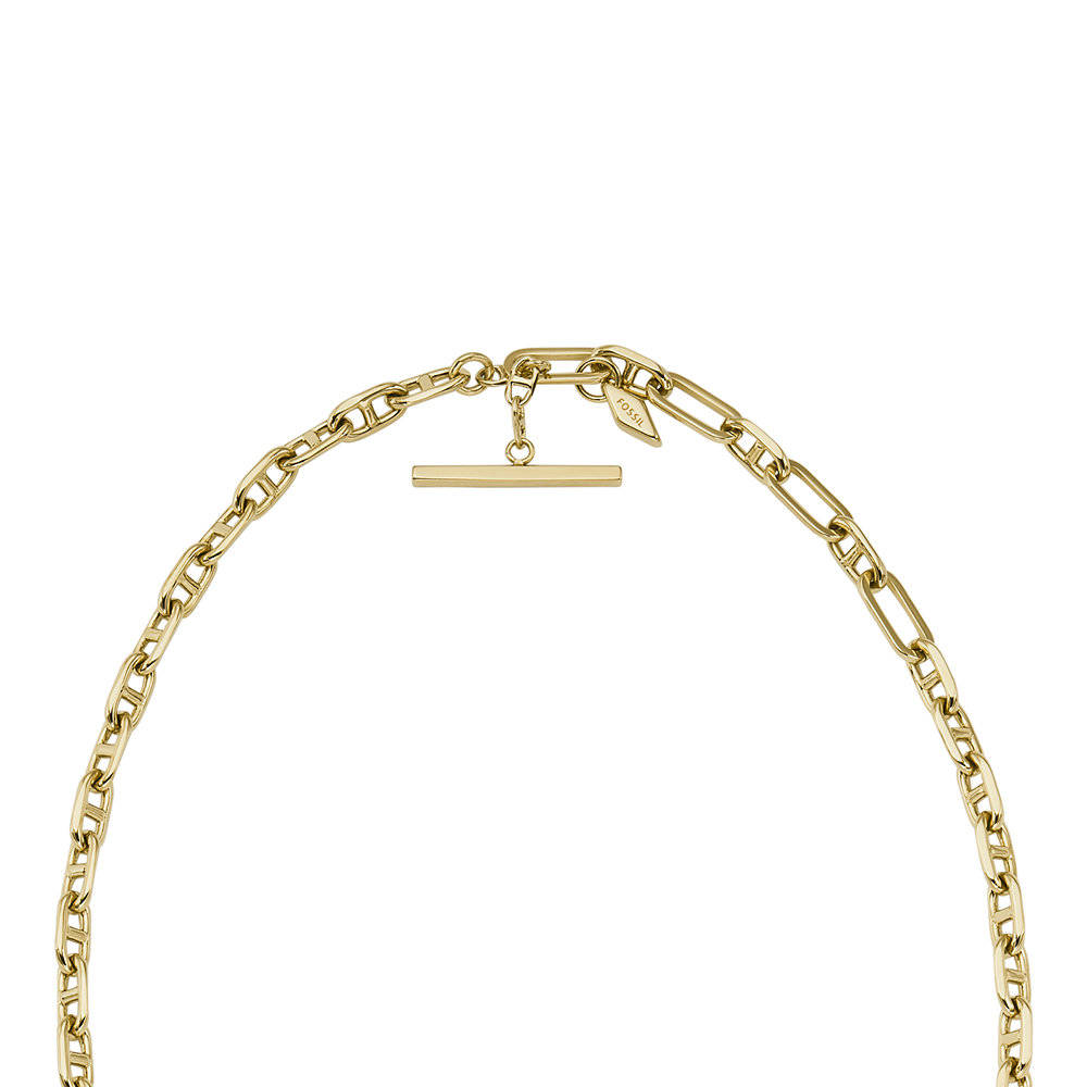 Fossil collier JA7209710 Heritage goudkleurig