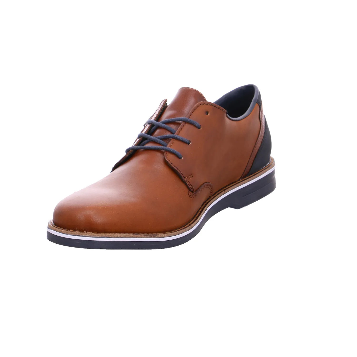 RIEKER Halbschuh-City Braun Leder