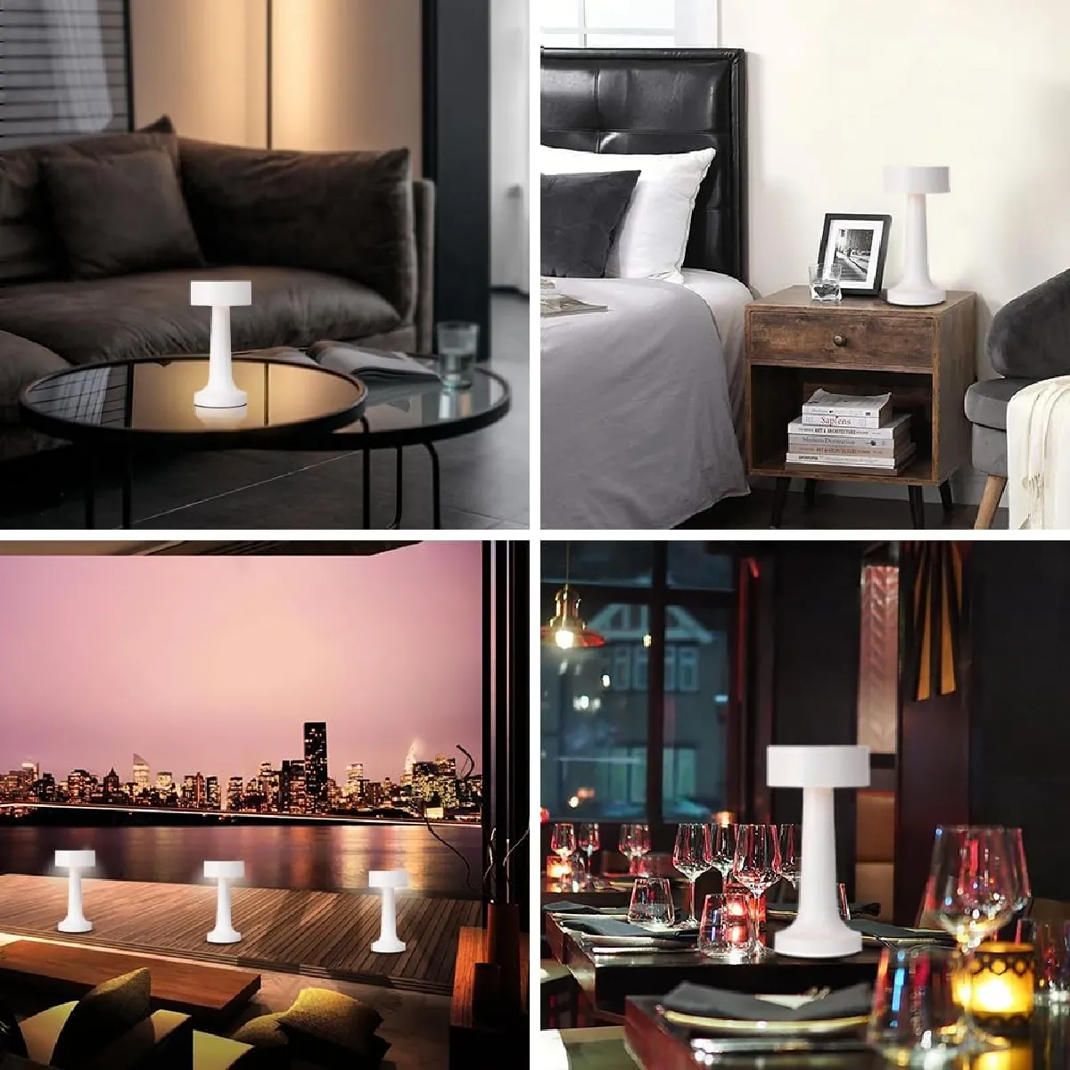 Lampe de Chevet Rechargeable LED