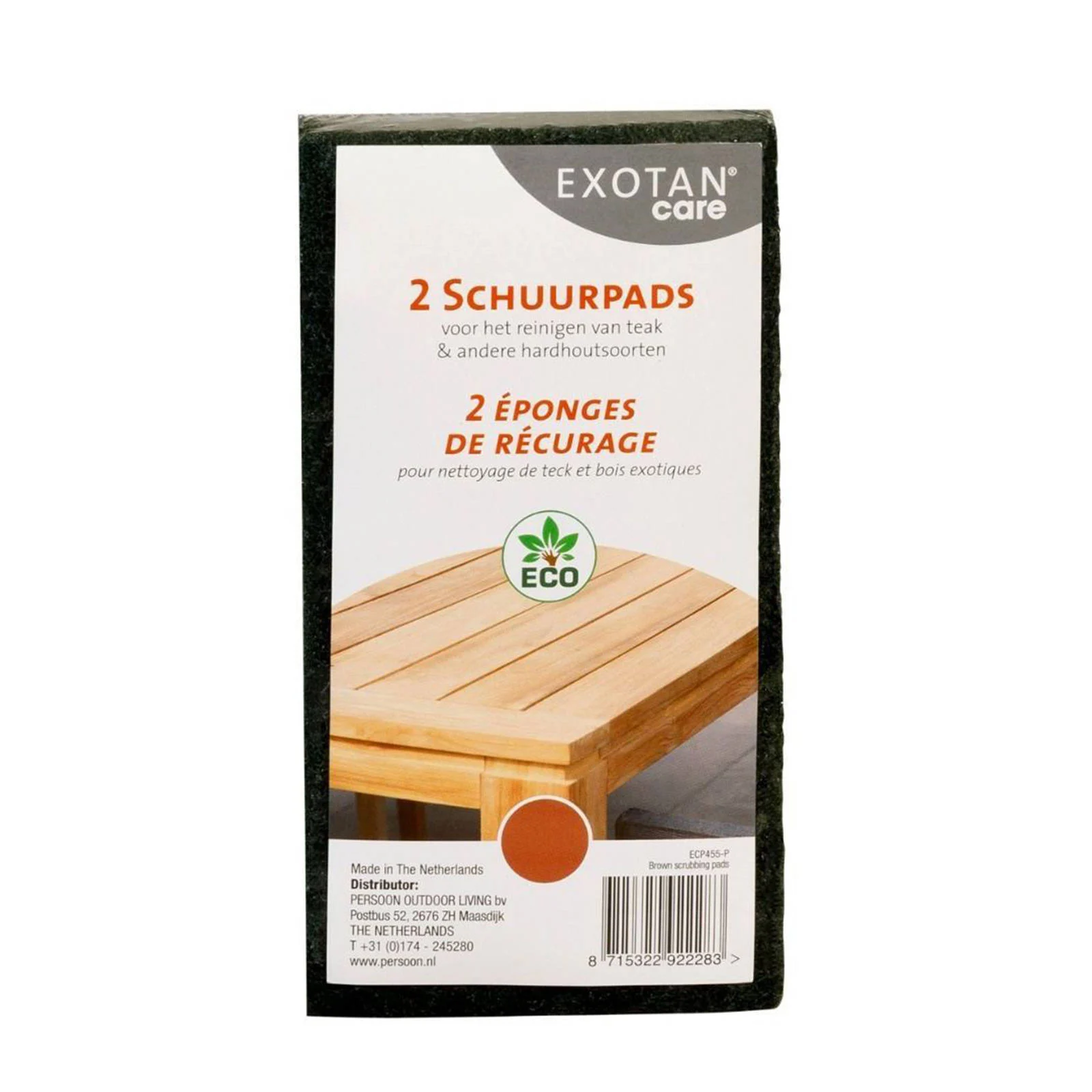 Exotan Care schuurpads (set van 2)