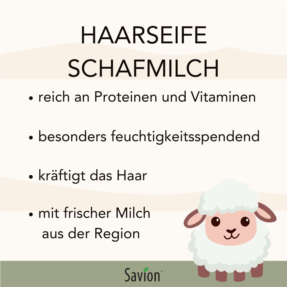 Savion Haarseife Schafmilch