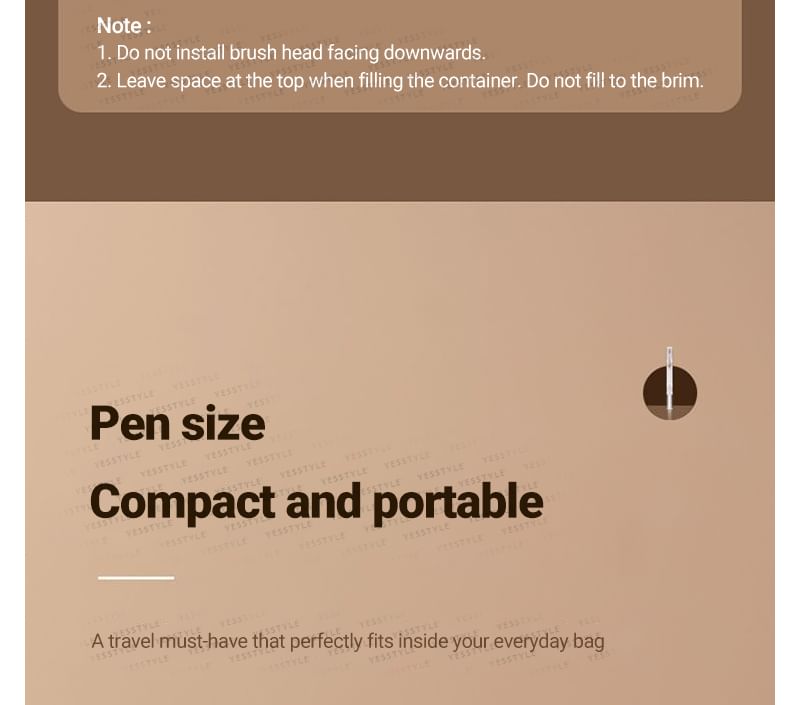 Karnemelk - Set van 2: Foundation Travel Container Twist Pen