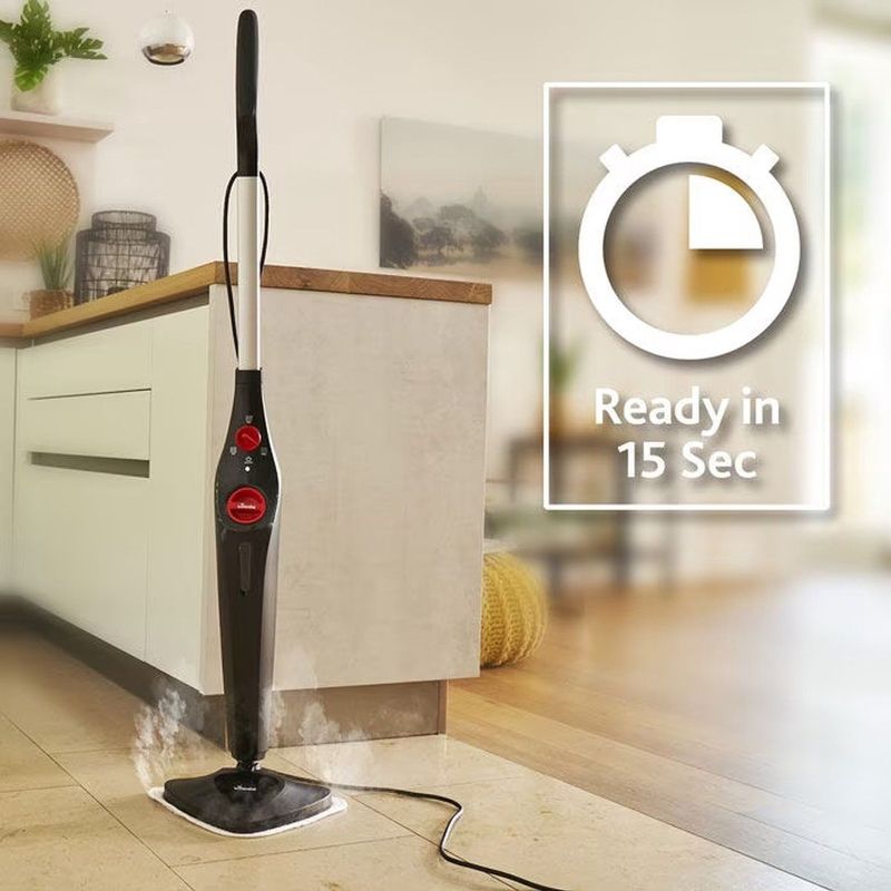 VILEDA Stoomreiniger Steam Plus - Zwart
