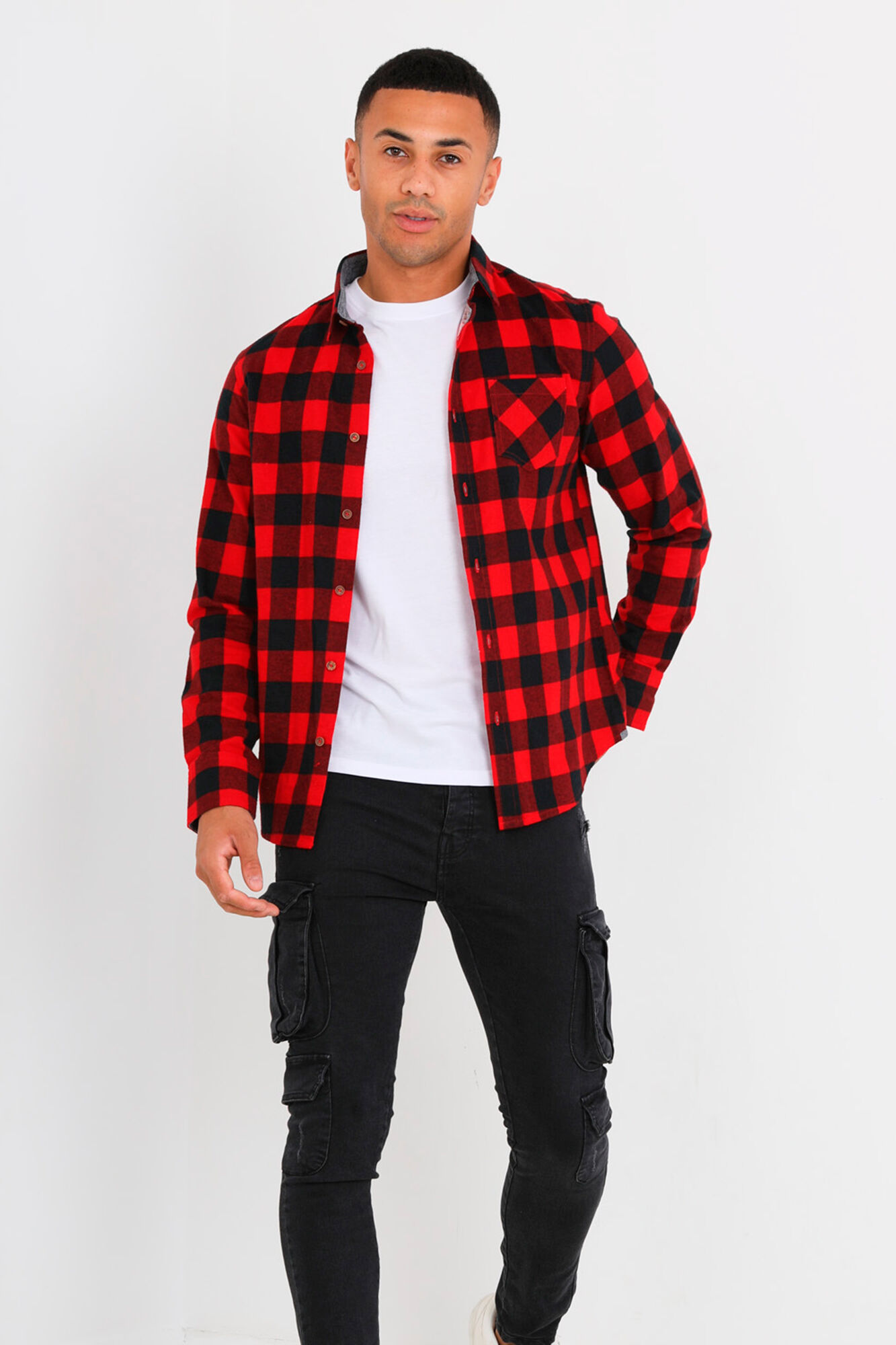 Camisa de flanela xadrez