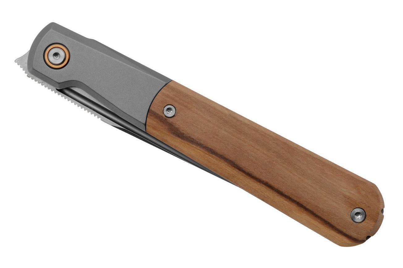 Real Steel Barlow RB-7 7893 CPM S35VN, Olive Wood zakmes, Ostap Hel design