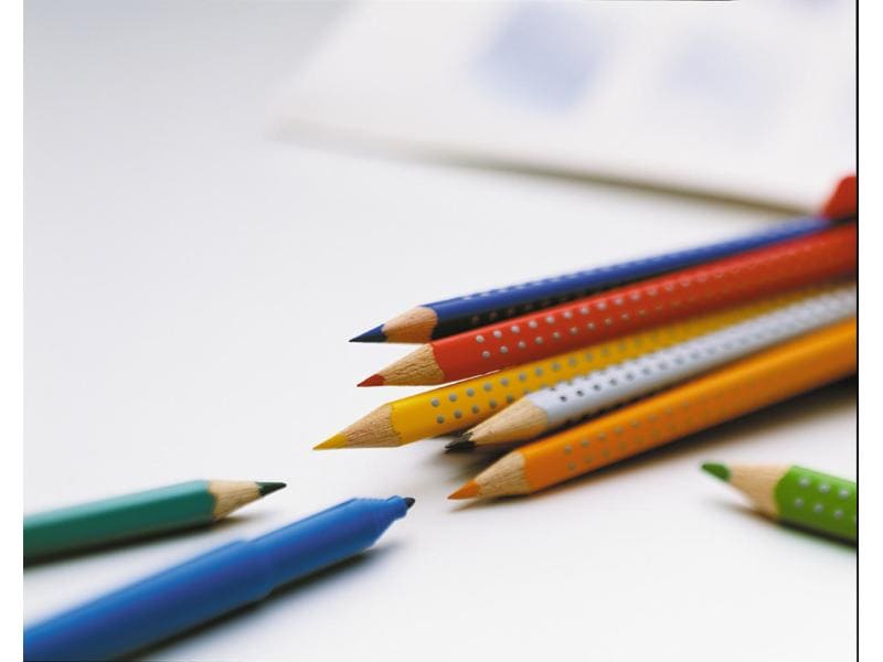 Faber-Castell Farbstifte Colour Grip 6er Kartonetui Buntstifte