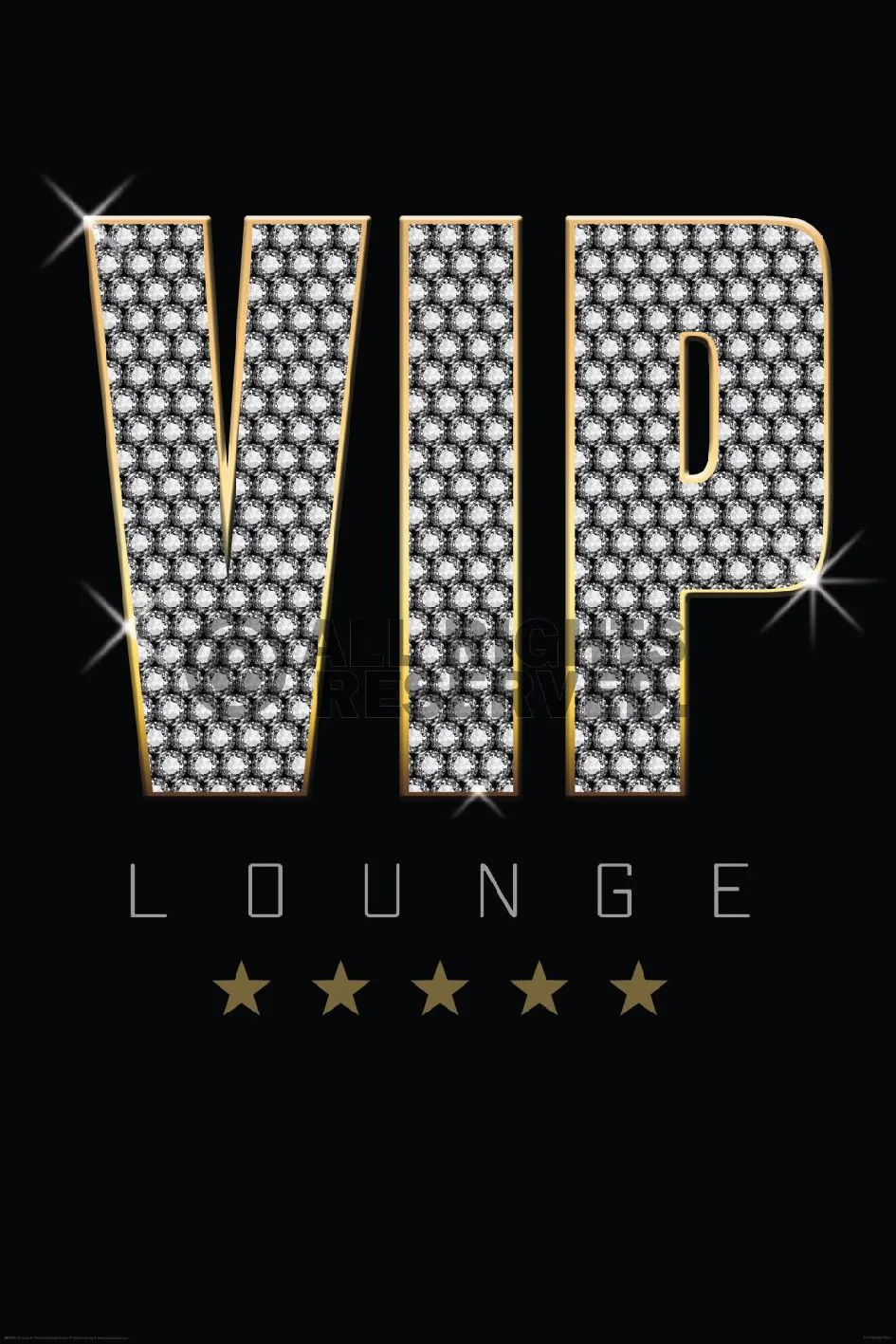 Poster VIP Lounge, 61 x 91 cm