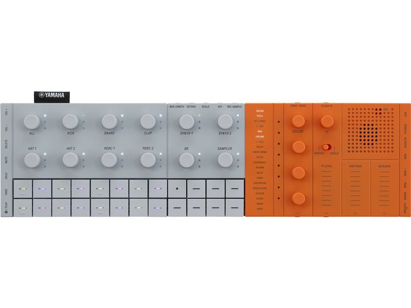 Yamaha Production Center SEQTRAK Orange Drum-Machine, Synthesizer, Sampler, Sequenzer, MIDI- und USB-Audio-Interface