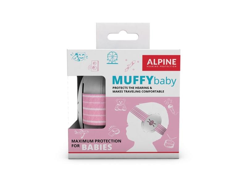 Alpine Gehörschutz Baby Muffy Rosa Alpine Baby Gehörschutz