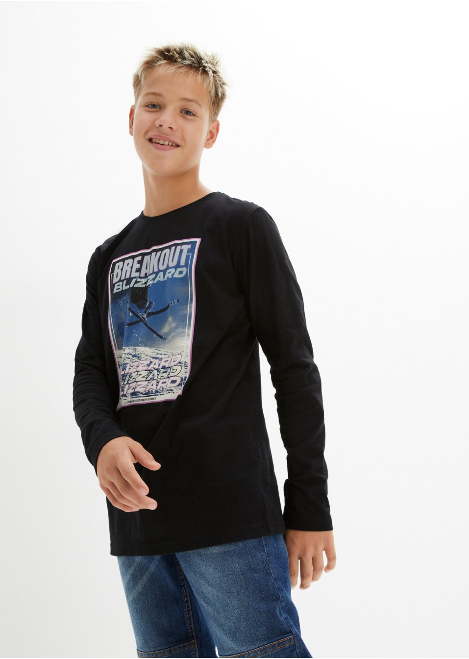 T-shirt manches longues garçon