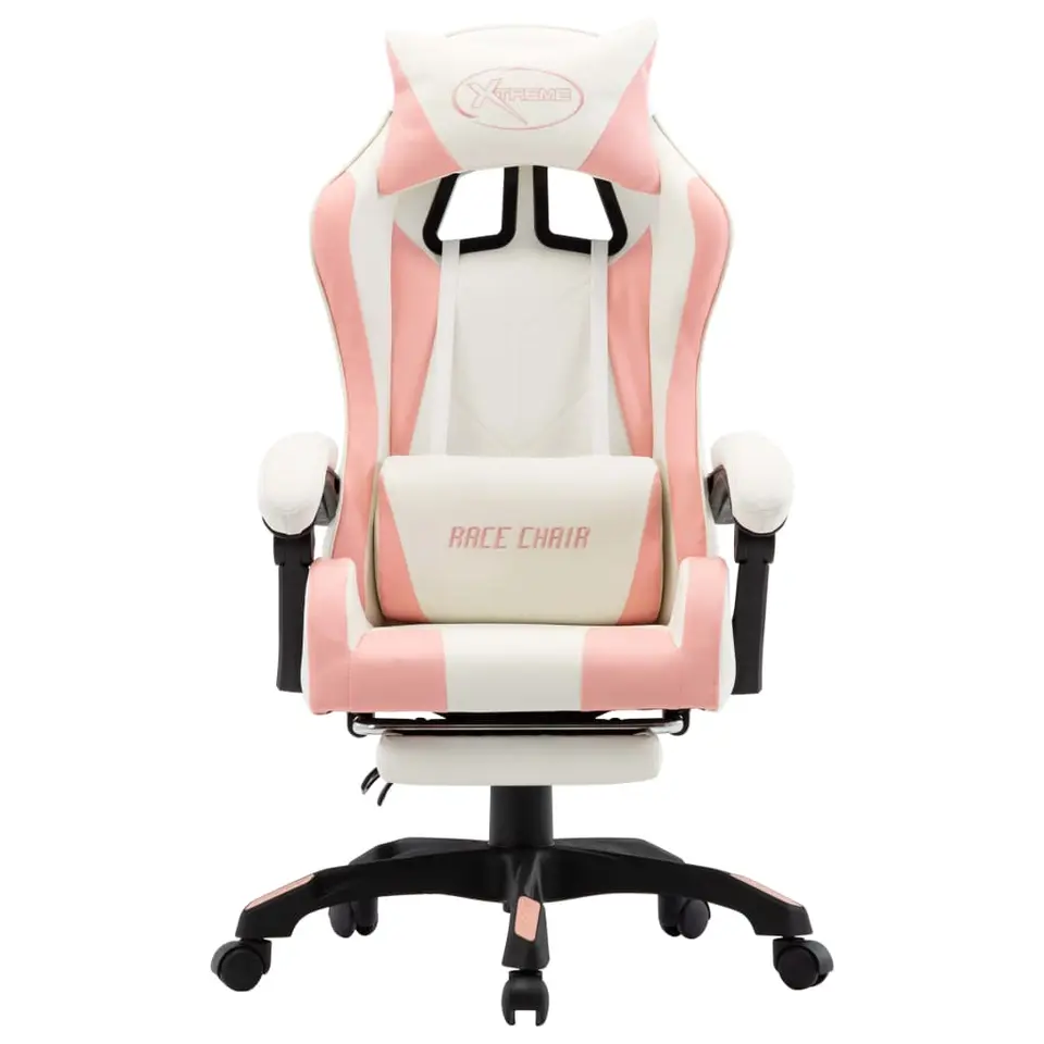 vidaXL - Race Stoel - Roze - Kunstleer
