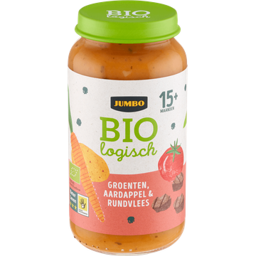 Jumbo Biologisch Babyvoeding Groenten Aardappel & Rundvlees 15+ Maanden 250 g