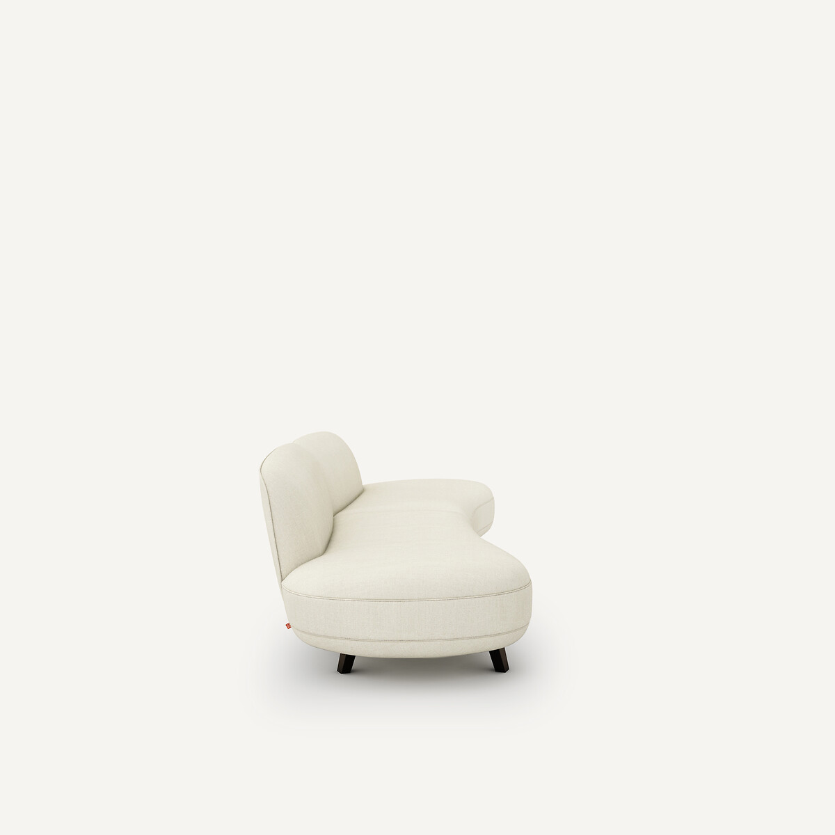 AM.PM<br>Sofá de 6 lugares em linho chambray, design Rosebury E.Gallina