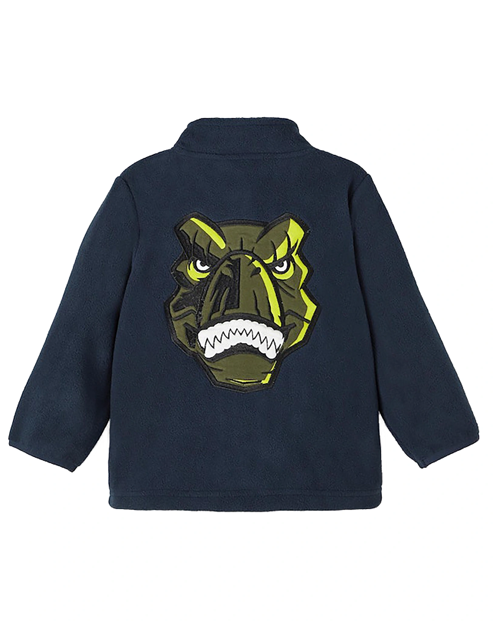 Fleecejacke NMMJULEN JURASSIC in dark sapphire
