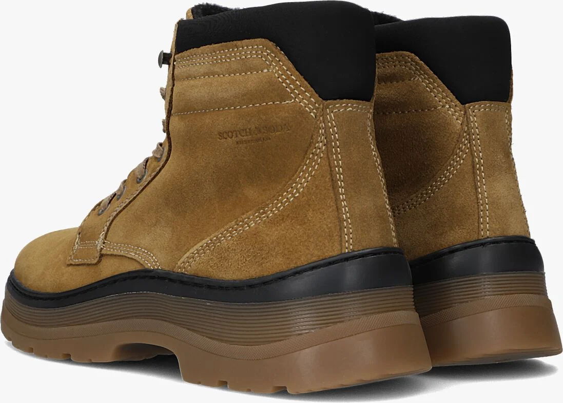 SCOTCH & SODA bruine scotch & soda enkelboots maffei