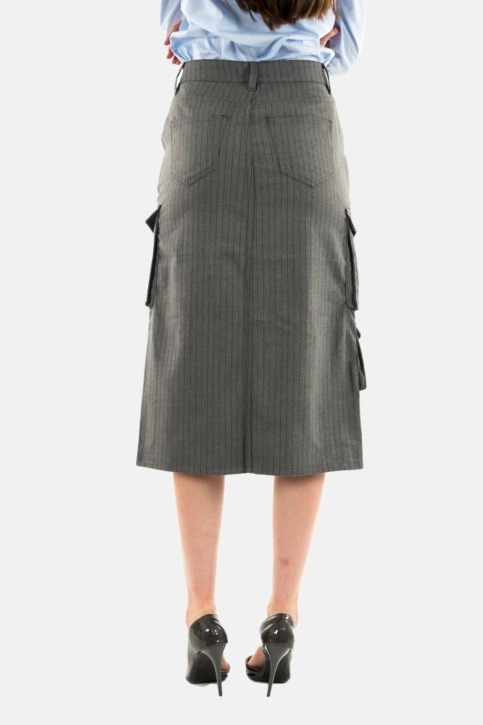 Jupe freeman t. porter welby buren grey bg23 f708 moon rock