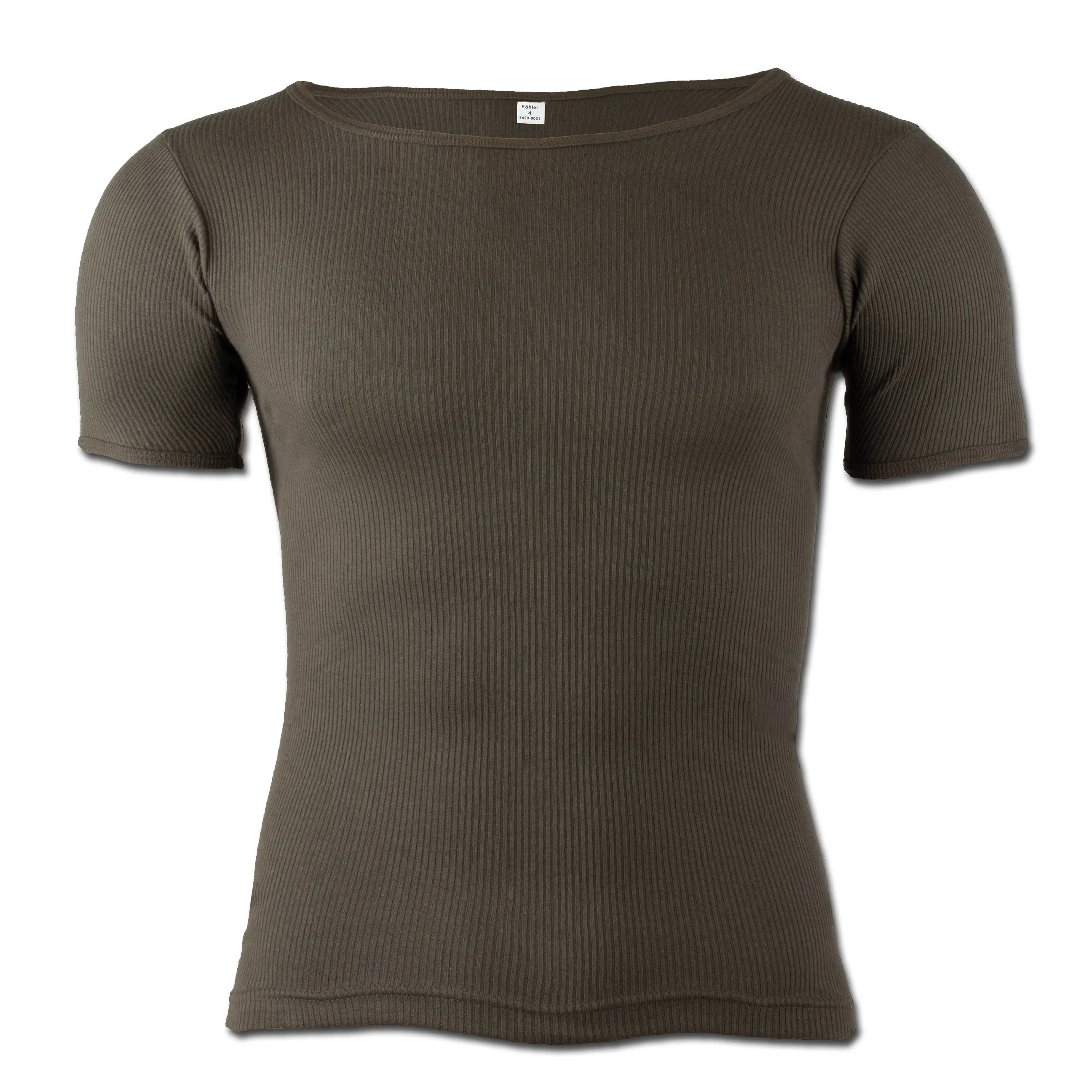 Leo Köhler -  BW-Doppelrippshirt TL oliv