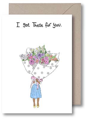 Flowers For You Card