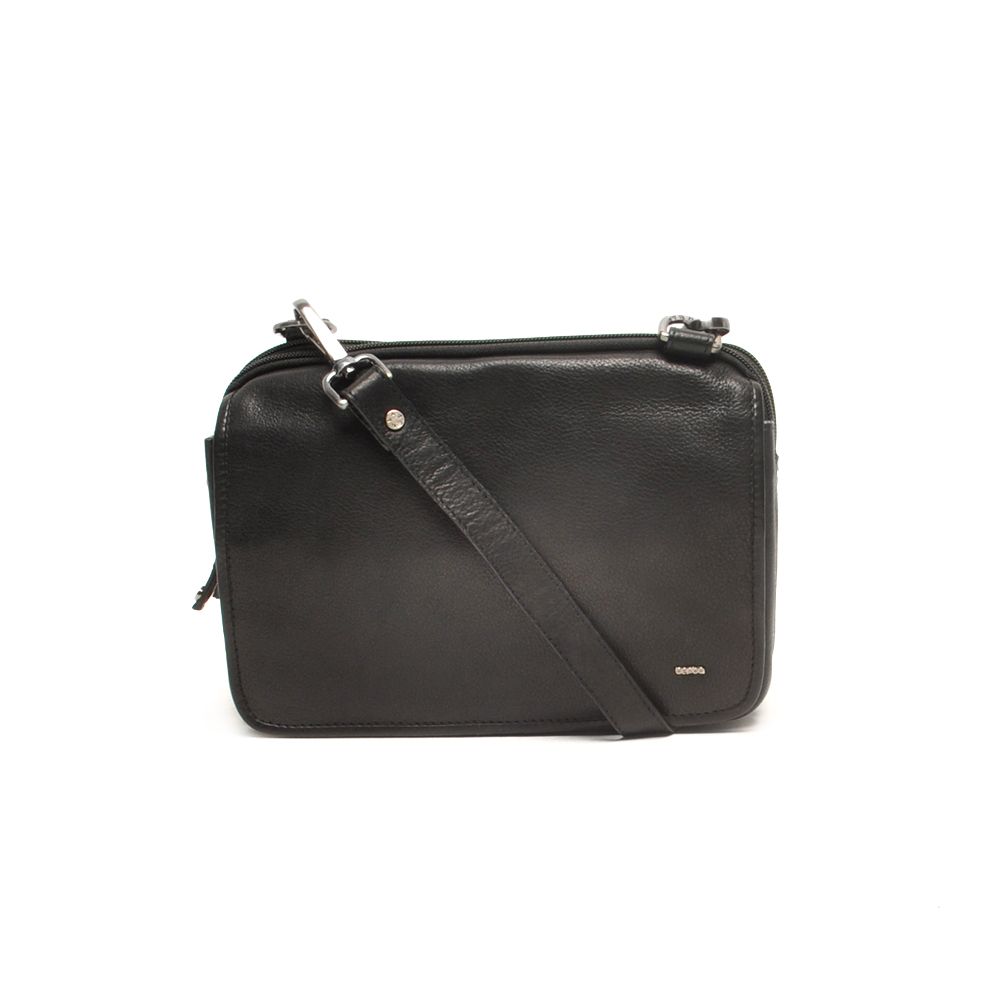 Berba Lucca Crossbody Flap Bag Black