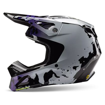 Casque cross Fox V1 MORPHIC 2024 - Noir / Blanc