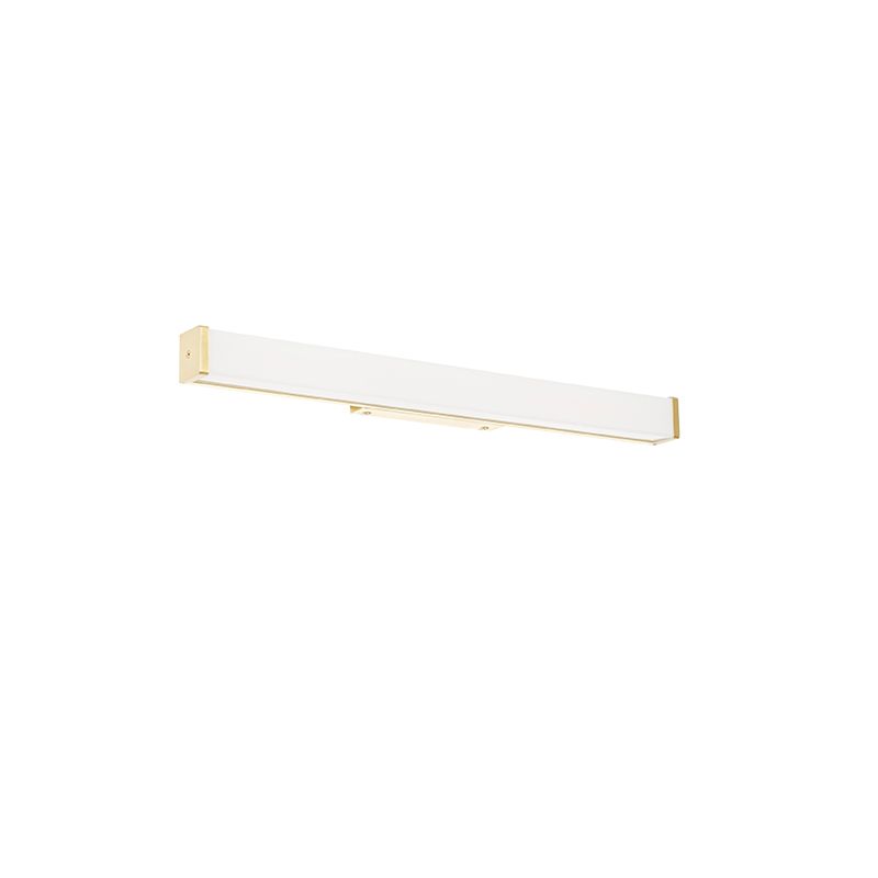 Badkamer wandlamp messing 62 cm incl. LED IP44 - Cascada