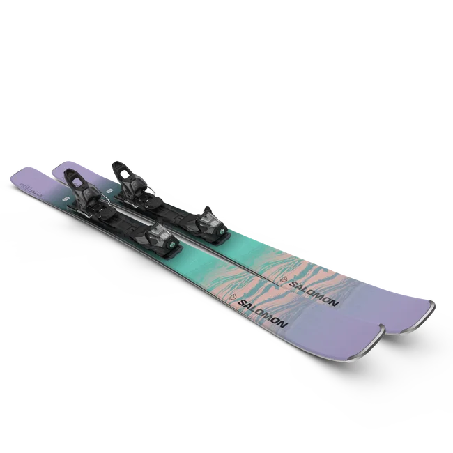 STANCE 84 (and M11)  All Mountain-Ski-Set für Damen Black/ArubaBlue/PatricianPurple