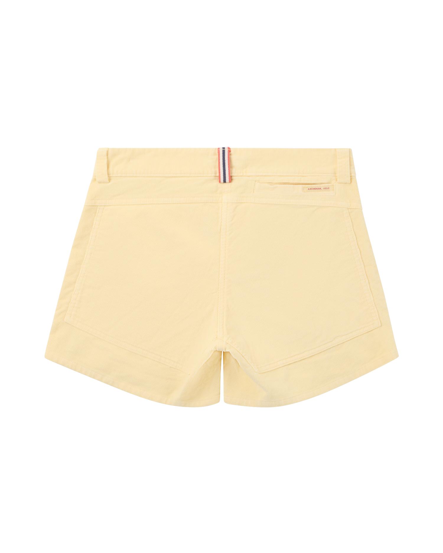 Amundsen 5Incher Cord G. Dyed Shorts Womens Buttercream