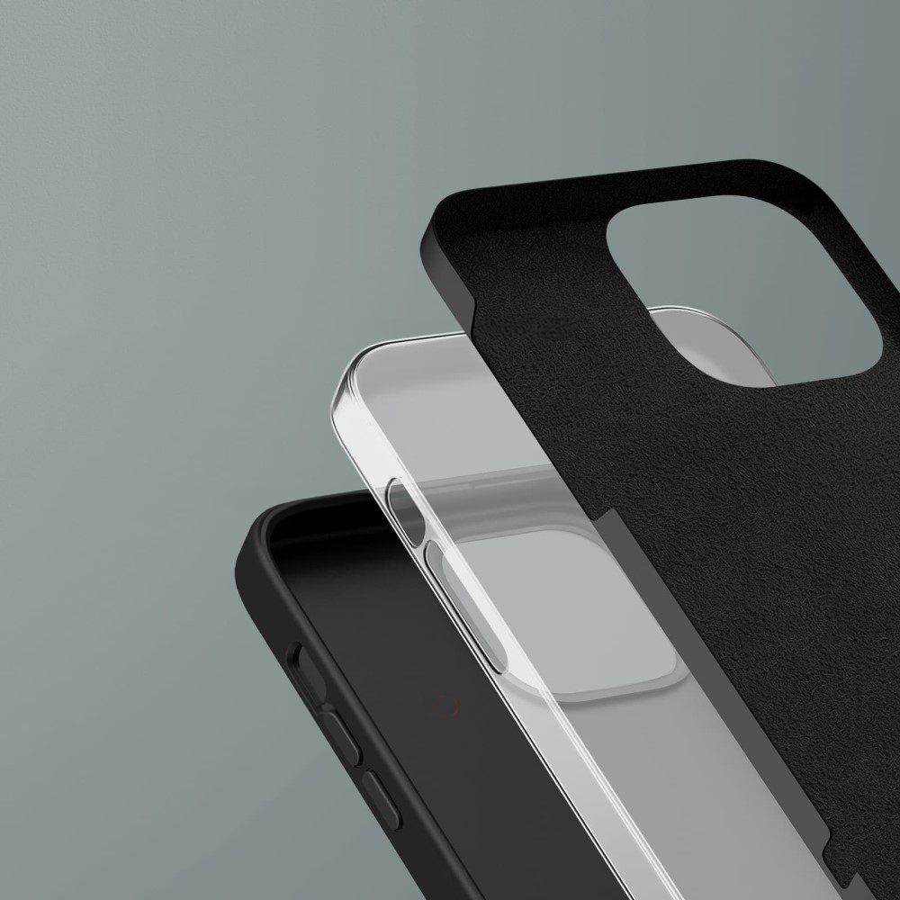 iPhone 13 Cloud Series Silikon Case Hülle - Schwarz