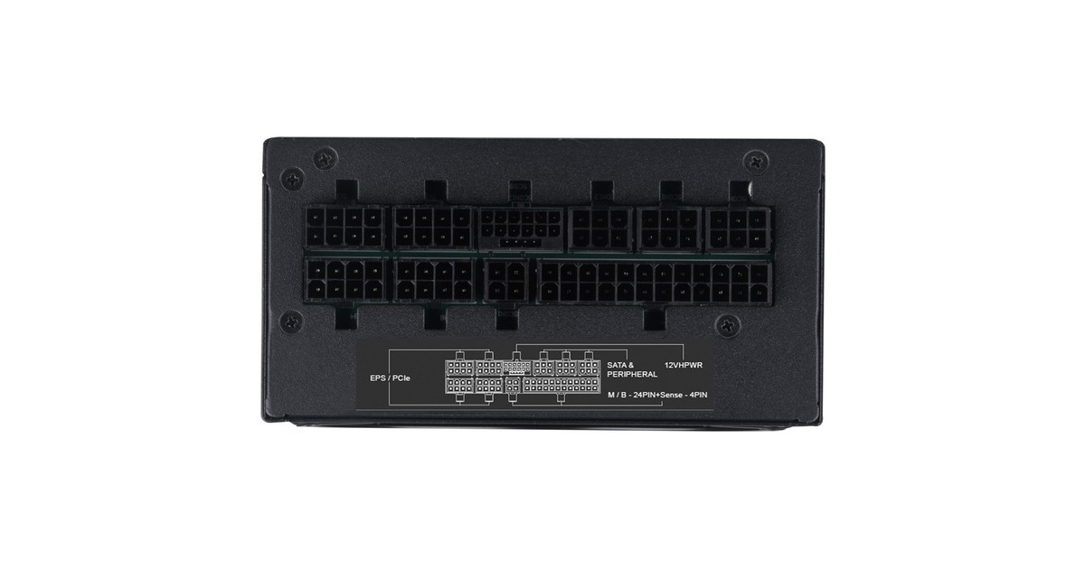 SilverStoneSST-SX1000R-PL, modulaire 1000 watt voeding   (Zwart, 4x PCIe)