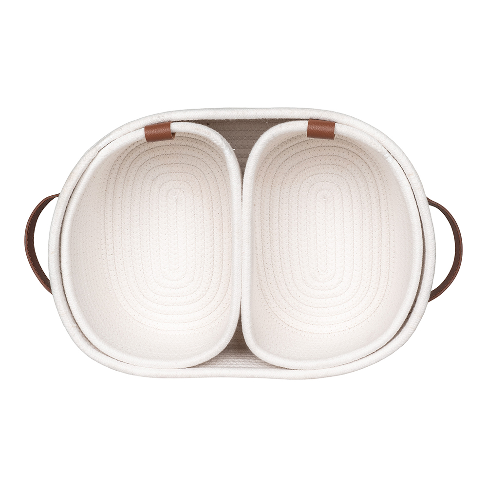 Mand Jalesa - set van 3 Wit