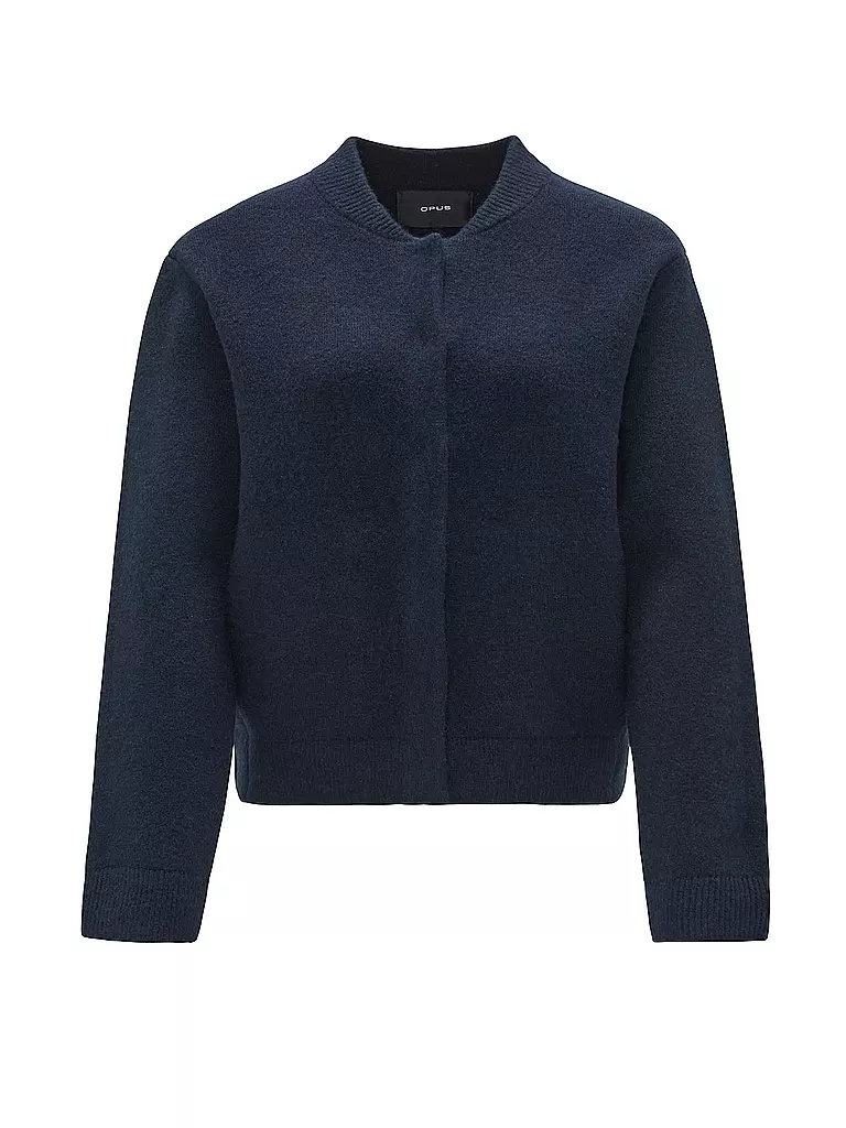 OPUS Strickjacke DOMBA dunkelblau