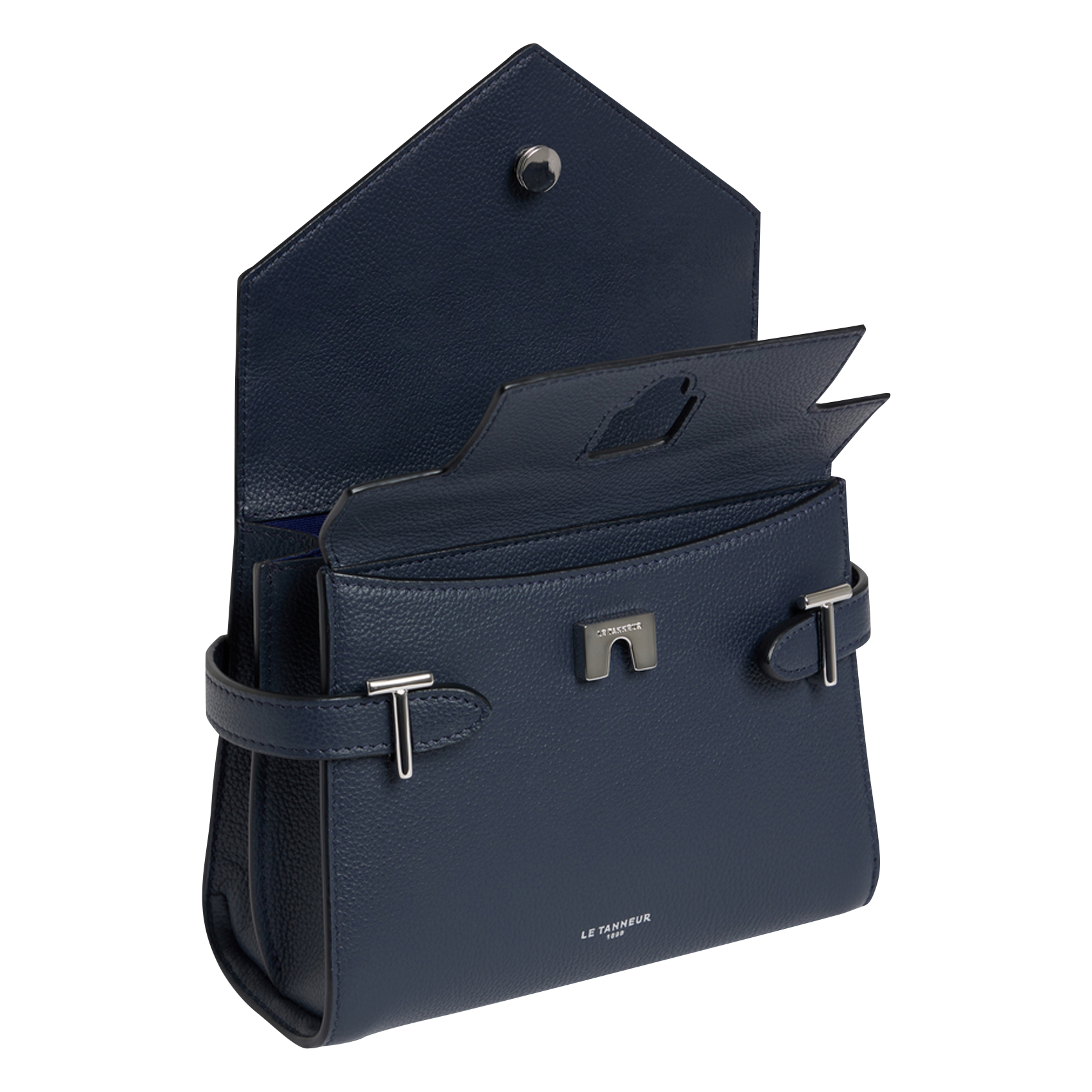 EMILIE - Sac à main en cuir | Bleu