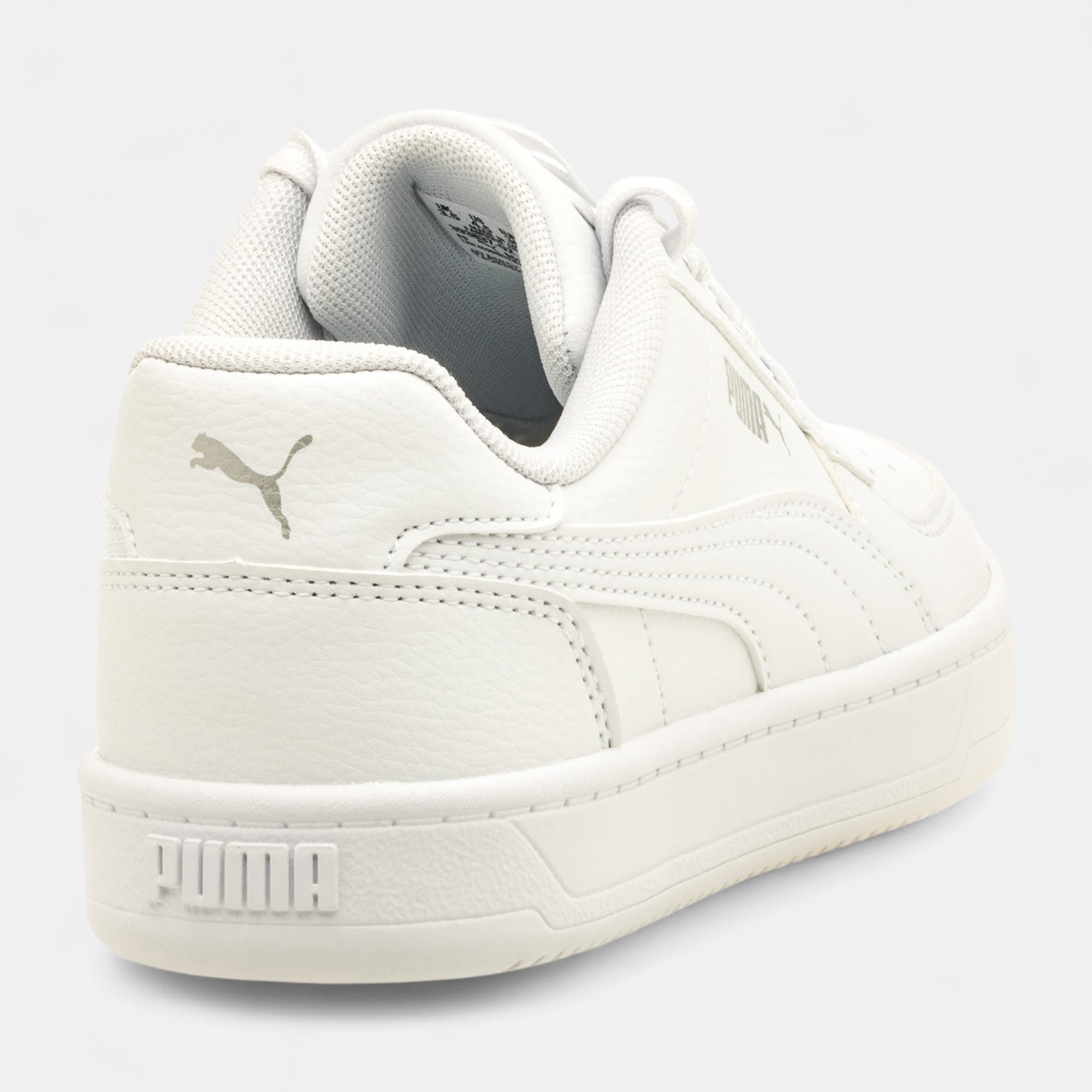 Sneakers Garçon en cuir blanc