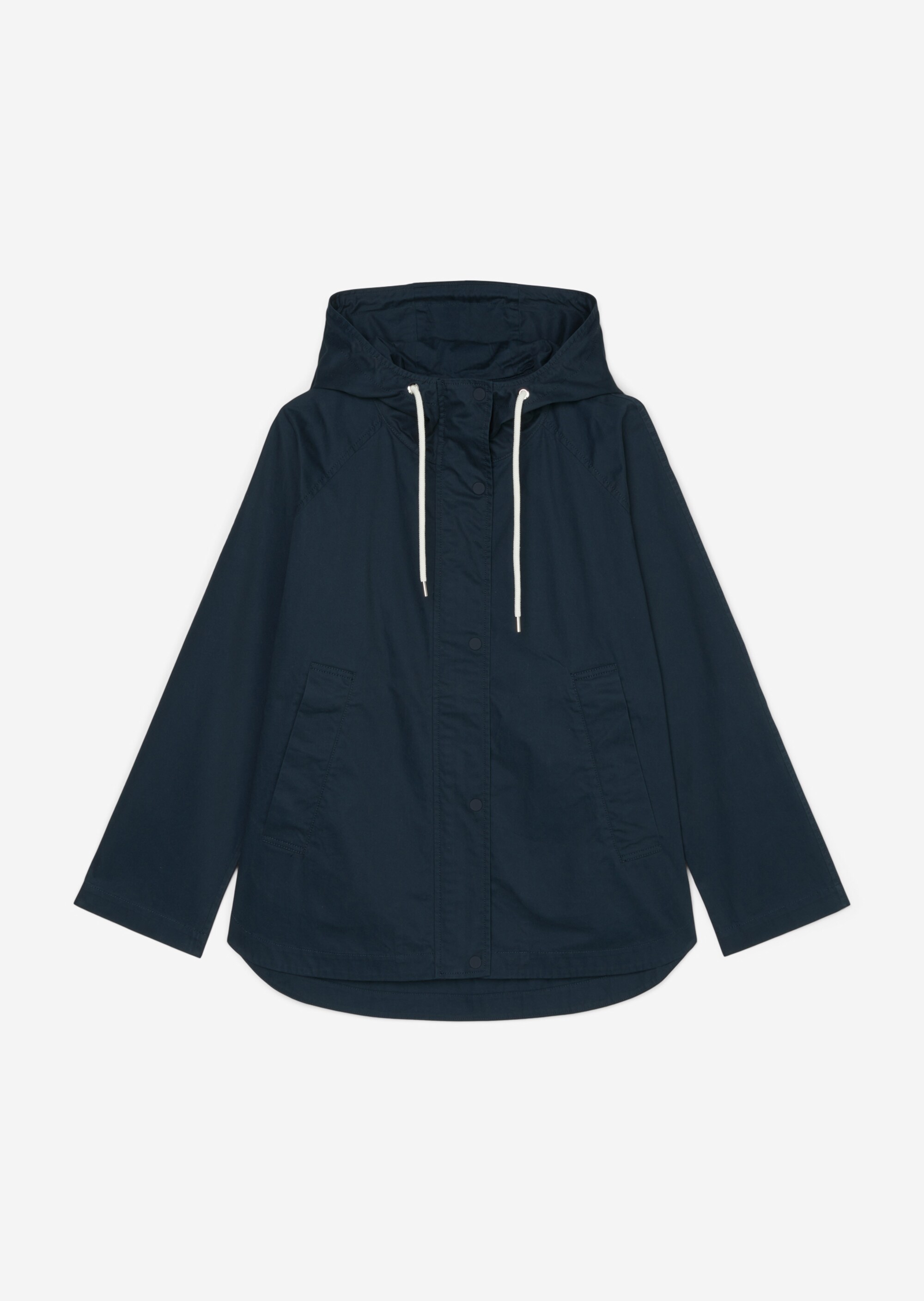 Jacke im Cape-Stil relaxedaus Organic Cotton-Twill
