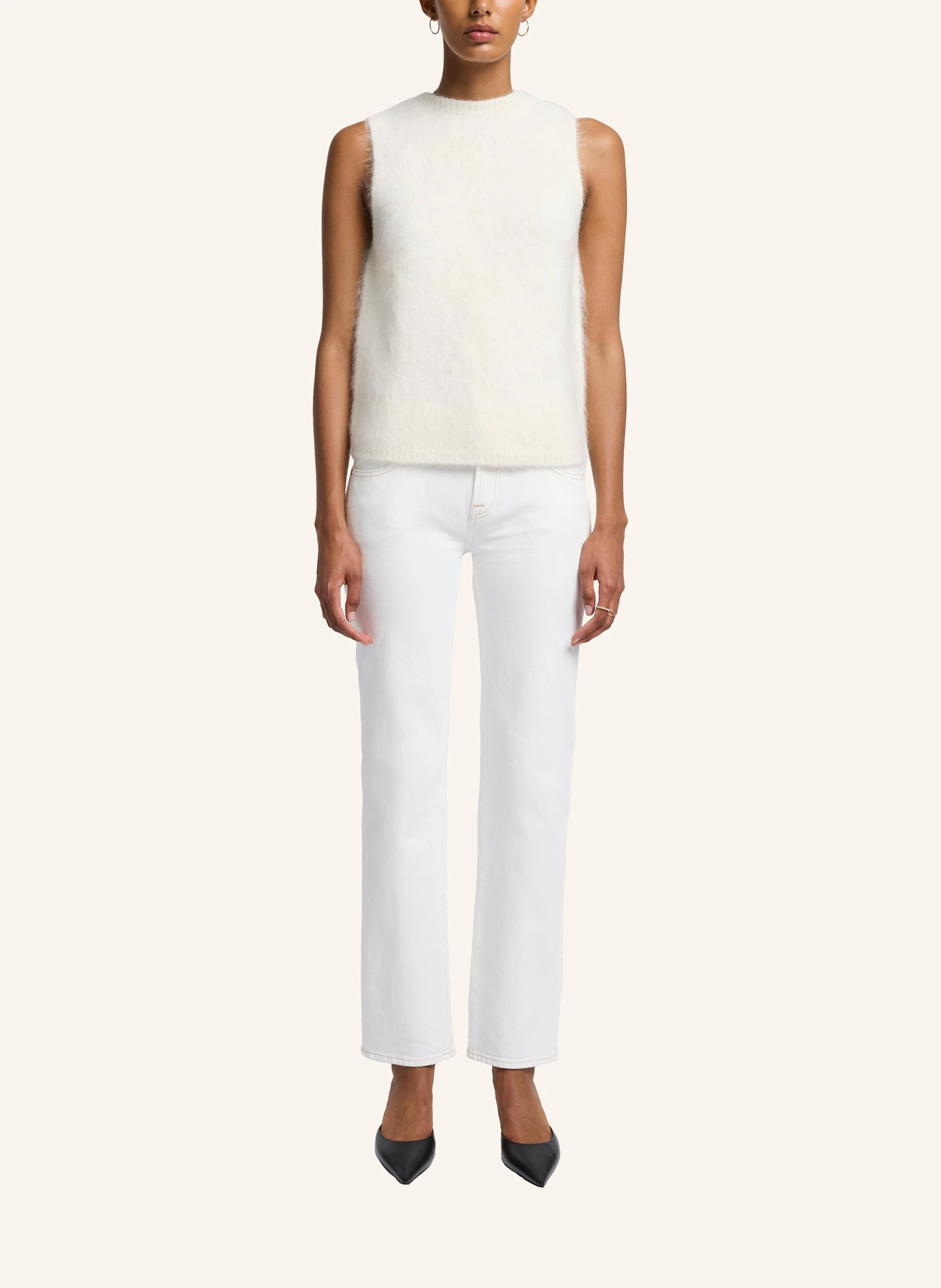 7 for all mankind Pants CALIE STRAIGHT MILKYWAY Straight Fit