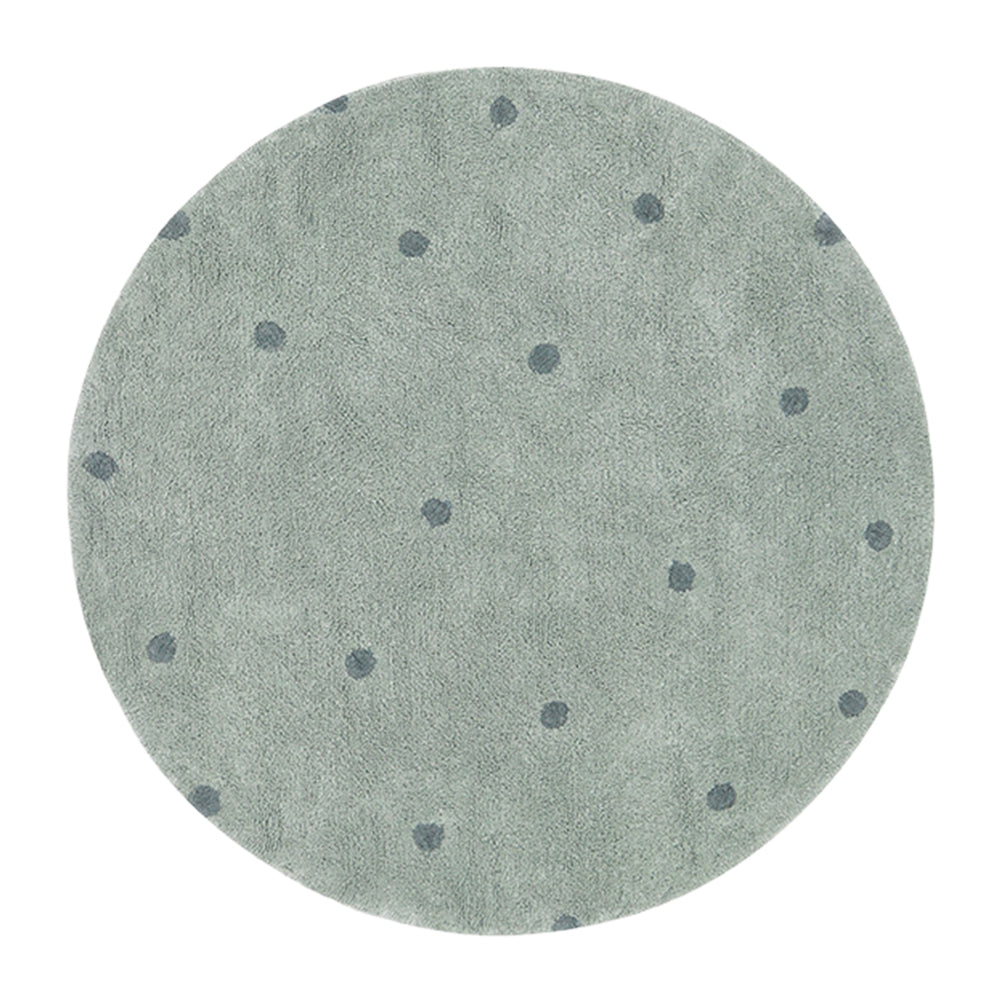 Lorena Canals Dot Vloerkleed Ã 140 cm - Blauw
