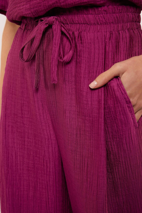 Fluresk paarse dames broek