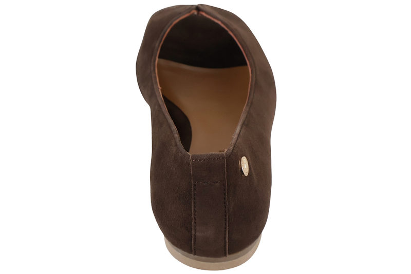 COPENHAGEN SHOES LIKE A MELODY PLAIN DARK BROWN BALLERINA