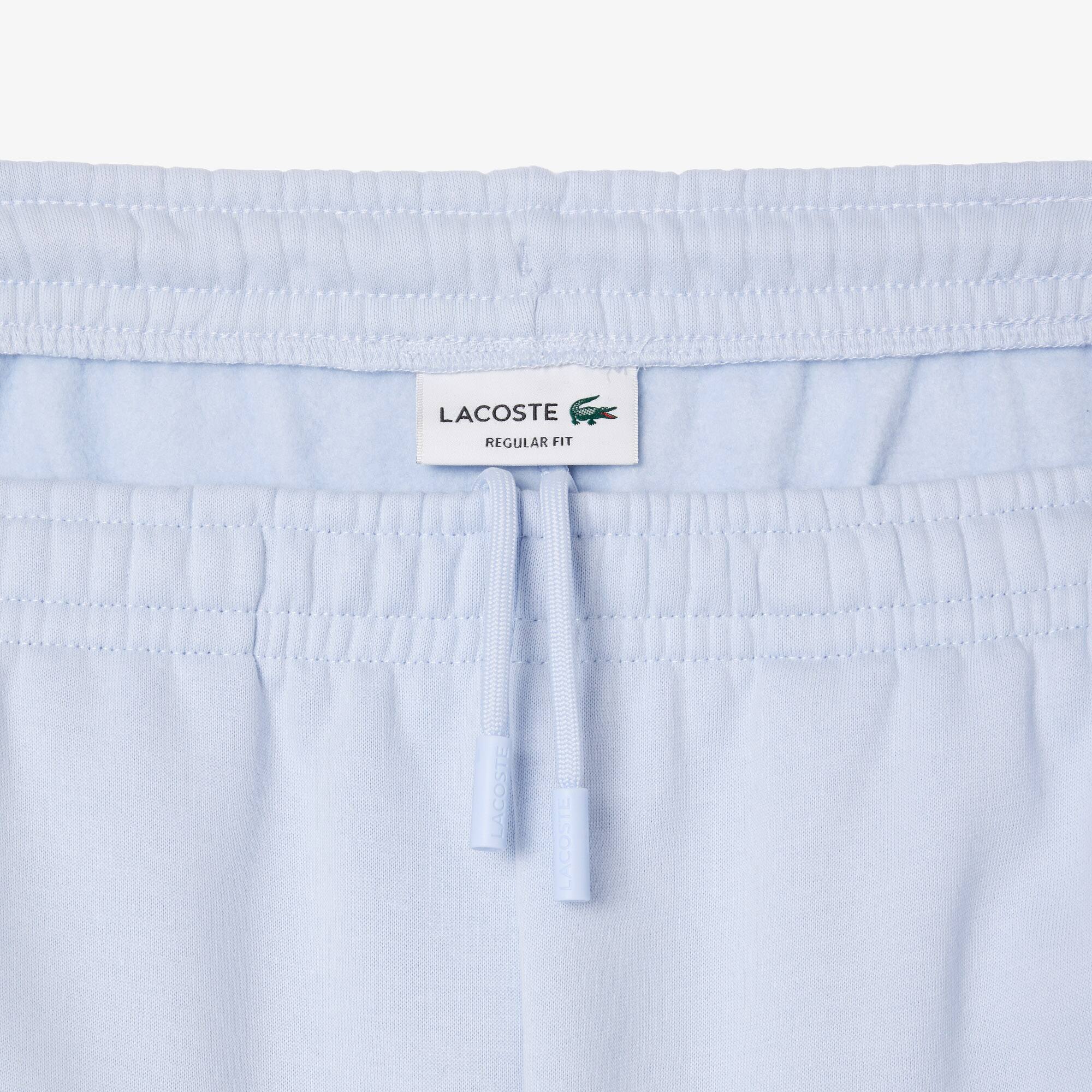 Short Jogger regular fit color-block en molleton gratté Shorts - Bleu - Lacoste - Homme