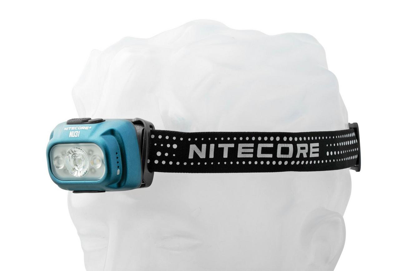 Nitecore NU31-BL Chill Blue, oplaadbare hoofdlamp, 550 lumen