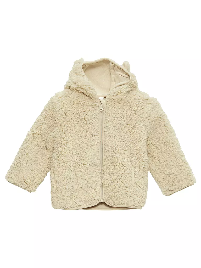 S.OLIVER Mädchen Jacke in Felloptik beige