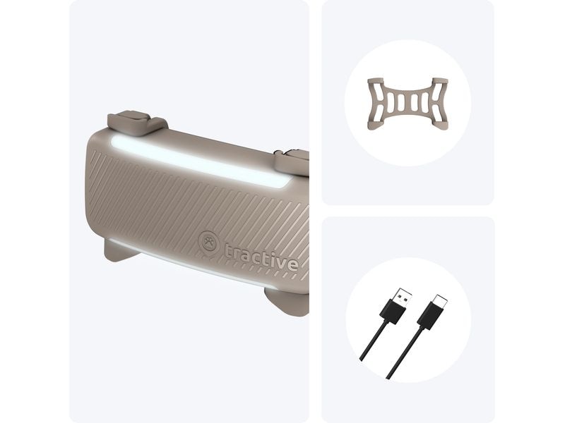 tractive GPS-Tracker DOG 6 Braun GPS Tracker für Hunde